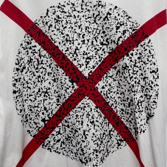 TOPMAN Men’s White Graphic Top [US M] - Picture 2 of 4